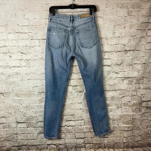 GRLFRND Karolina Distressed High Rise Skinny Jeans Size 26 I Put A Spell On You - Picture 9 of 10